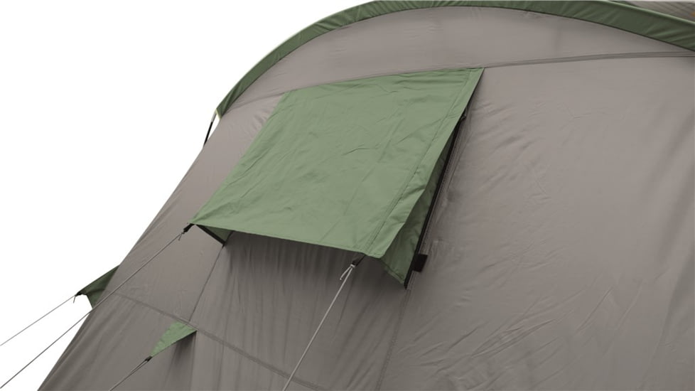 Easy Camp Huntsville Twin Tunnel Tent - 4 Person, 3 Rooms, Light/Dark Blue 120269