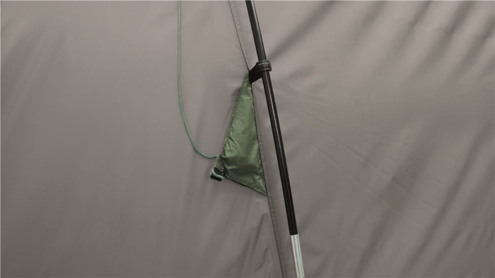 Easy Camp Huntsville Twin Tunnel Tent - 4 Person, 3 Rooms, Light/Dark Blue 120269