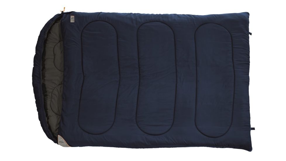 Easy Camp Moon Double Sleeping Bag,  2-3 Season, Blue 240111