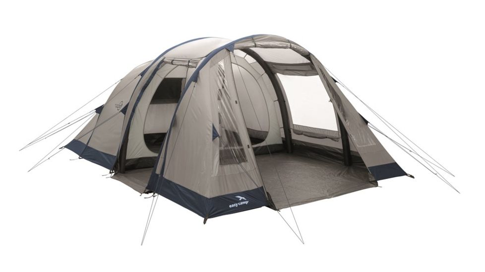 Easy Camp Tempest 500 Inflatable Tunnel - 5 Person, 3 Rooms, Light/Dark Blue 120255
