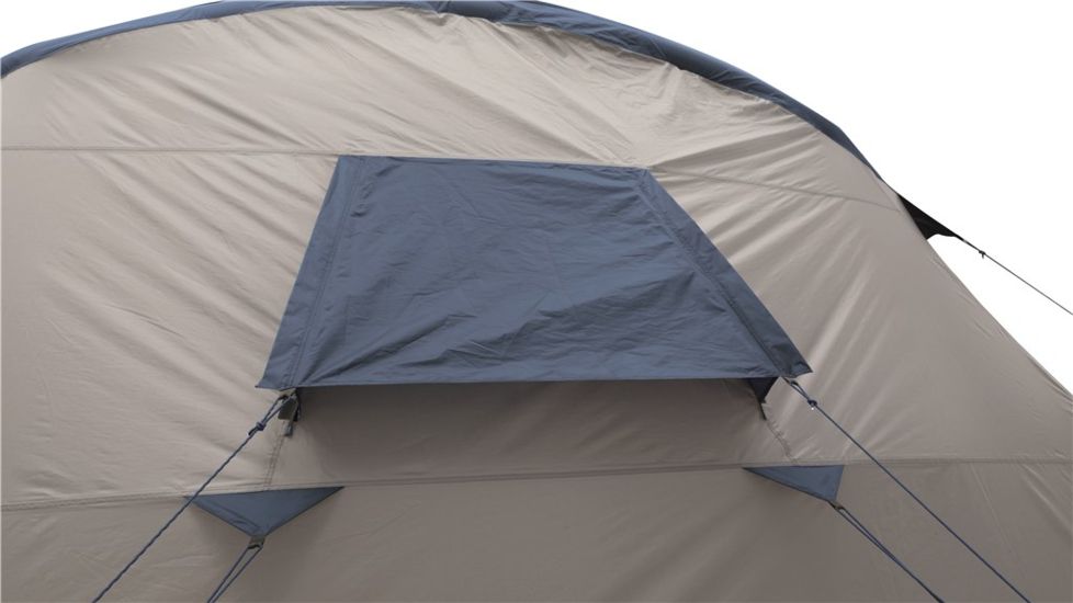 Easy Camp Tempest 600 Inflatable Tunnel - 6 Person, 3 Rooms, Light/Dark Blue 120256