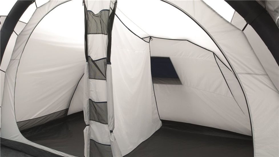 Easy Camp Tempest 600 Inflatable Tunnel - 6 Person, 3 Rooms, Light/Dark Blue 120256