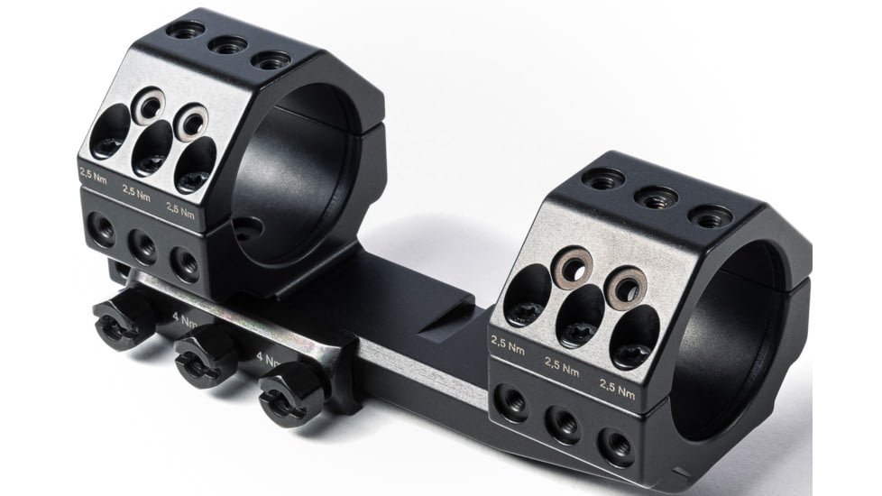 EAW German Tactical Mount Extended Fixed Blockmount, Tube Diameter 34mm, Height 15mm, Extension 70mm, Screw, Black, 62008