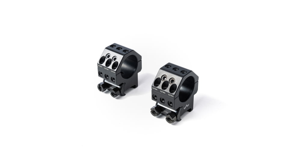 EAW German Tactical Mount Pair Of Fixed Rings, Tube Diameter 34mm, Height 15mm, Screw, Black, 61001