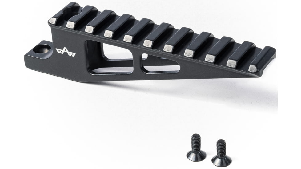 EAW German Tactical Mount Picatinny Attachment, Hole Distance 20mm, Top Mount, Lenght 105mm, Height 33mm, Extension 93mm, Black, 60017