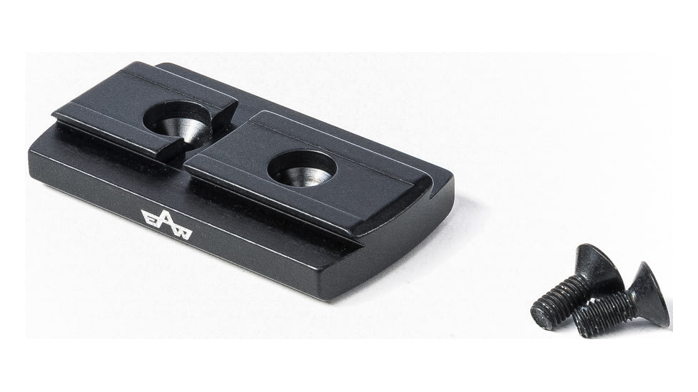 EAW German Tactical Mount Red Dot Adaptor, Aimpoint Acro, Hole Distance 20mm, Top Mount, Height 8mm, Black, 60020