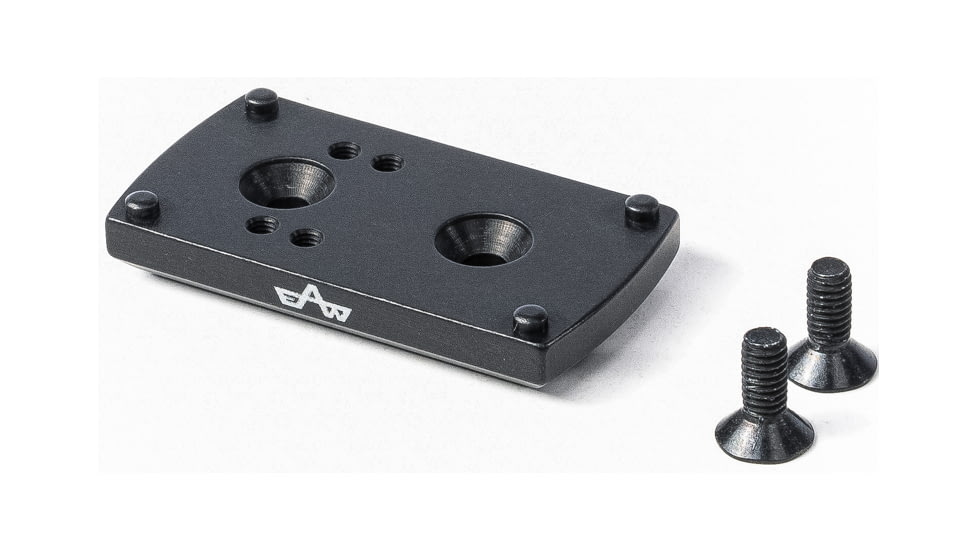 EAW German Tactical Mount Red Dot Adaptor, Noblex Sight, Hole Distance 20mm, Top Mount, Height 6mm, Black, 60022