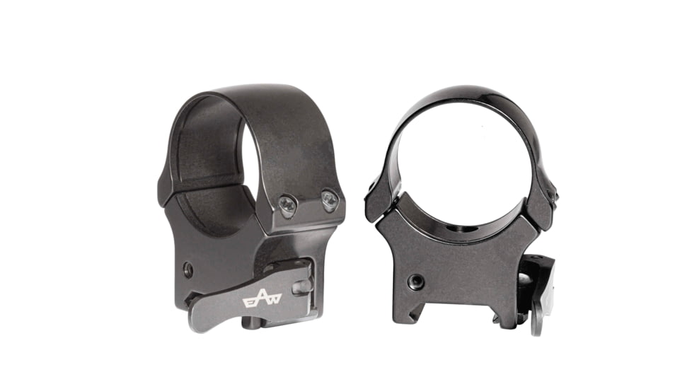 EAW Quick Release Roll Off Scope Mount, Diameter 34mm, 15mm Height, Lever, Black, Small, 471023415021