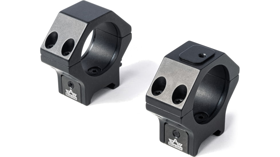 EAW Tactical Shape Blue Line Roll Off Scope Mount, Diameter 34mm, Height 10mm, Screw, Black, Small, 472003410021