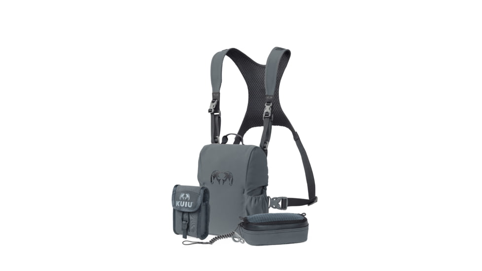 KUIU PRO Bino Rangefinder Set, Steel Grey, Adult, 7531648254110