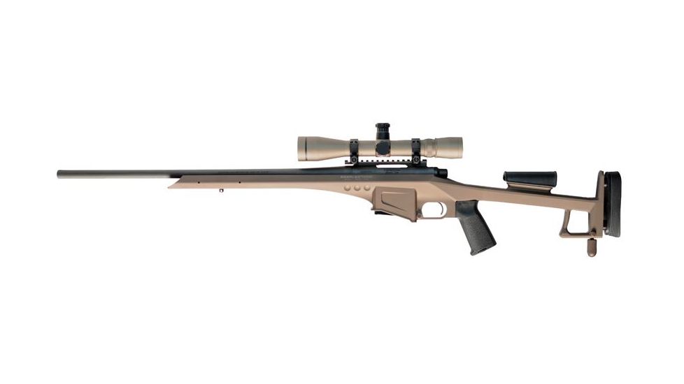 Eberlestock Cobra Stock Chasis System, 700 SA, w/ AI-Type 5 Round Magazine, Dry Earth M2AE