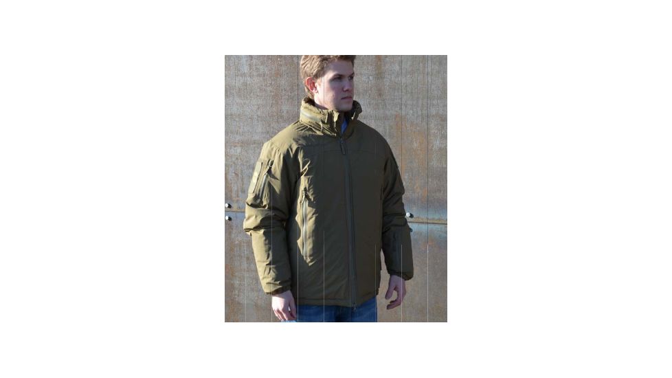 Eberlestock Forward Ops Jacket, Cold Wx Waterproof w/ G-Loft Fill, Military Green, Medium EMIGMJ