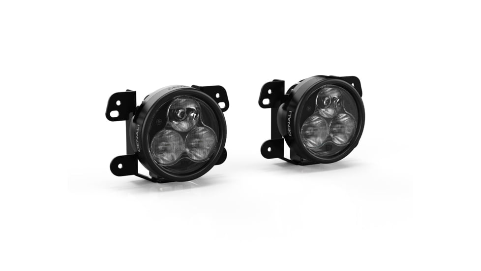 Denali Electronics D3 High Performance Fog Light Upgrade Kit - Jeep Wrangler Jk&amp;Comma; Jl&amp;Comma; &amp; Gladiator Jt D7577E05, 7537825841336