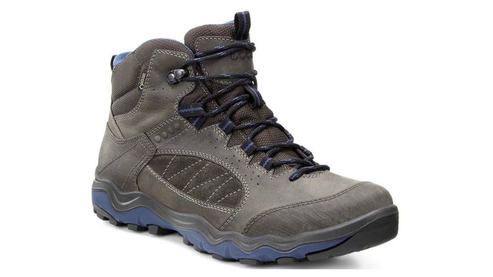 ECCO Ulterra Mid GTX Hiking Boot - Mens-Coffee/Coffee/Denim-Medium-47