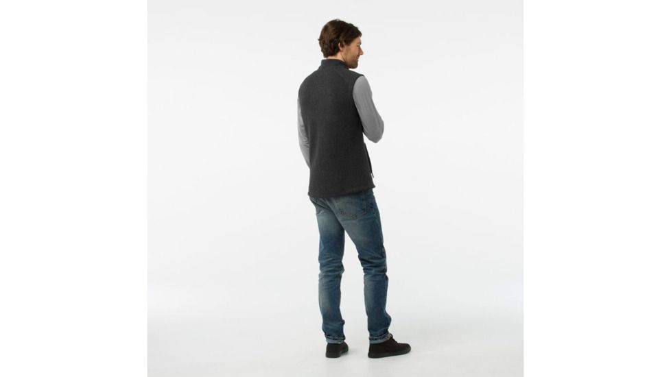 Smartwool Echo Lake Vest-Men's, Charcoal Heather, Small, SW010002010-S