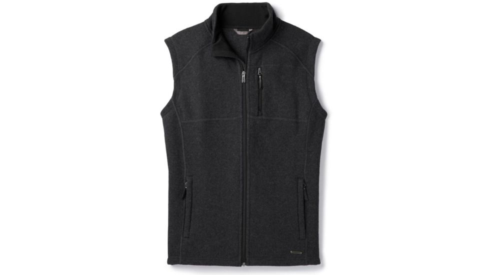 Smartwool Echo Lake Vest-Men's, Charcoal Heather, Small, SW010002010-S
