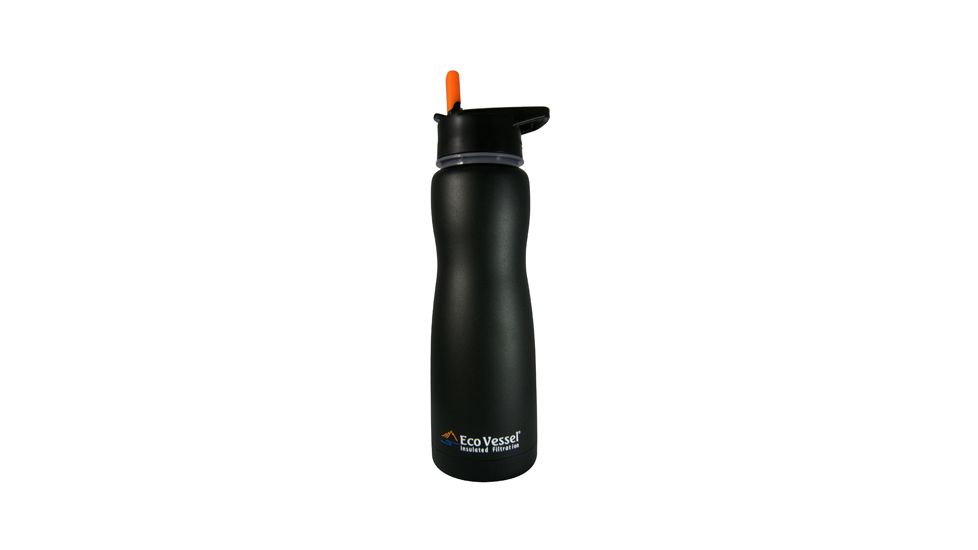 Eco Vessel Insulated Filtration Bottle-Black