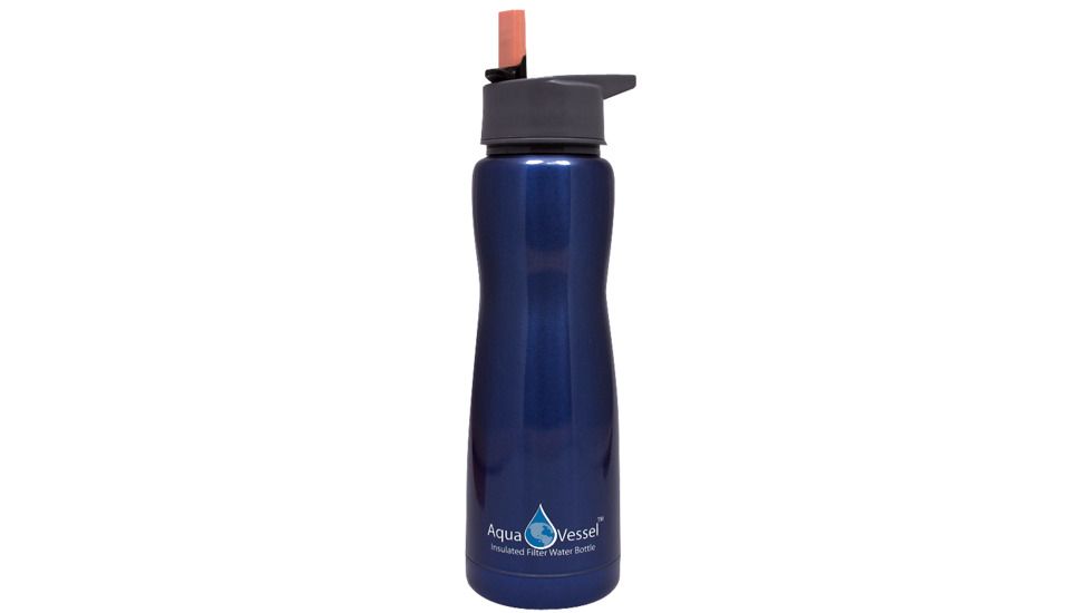 Eco Vessel Insulated Filtration Bottle-Blue