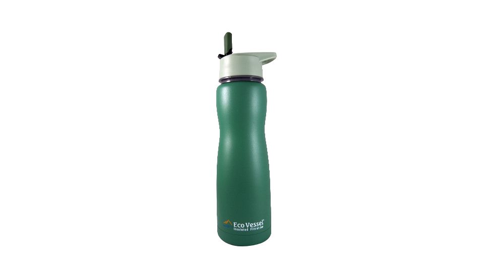Eco Vessel Insulated Filtration Bottle-Green