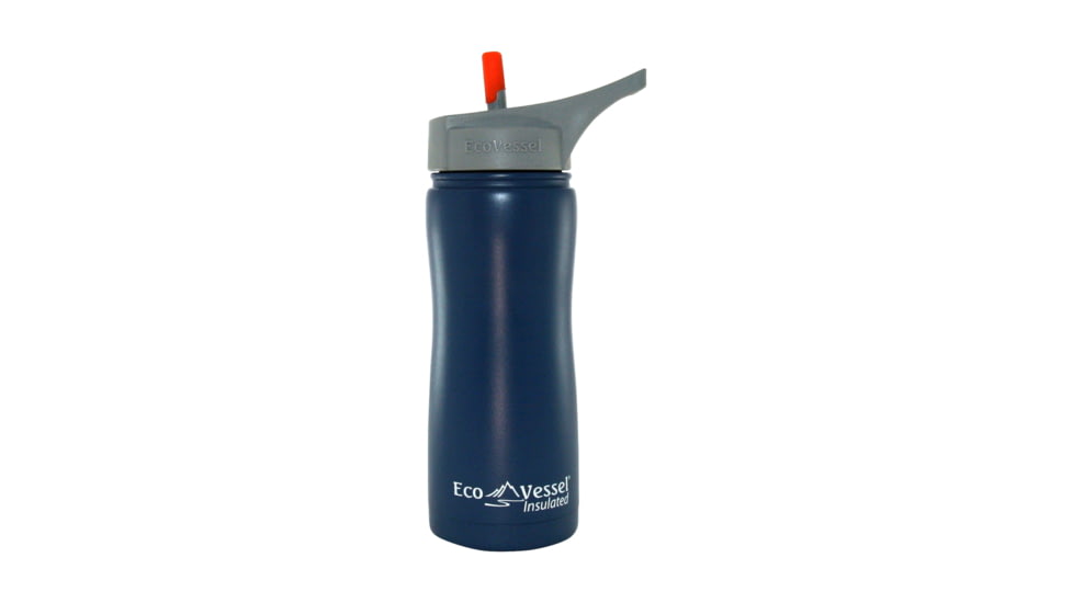 Eco Vessel Summit Insulated Bottle, Hudson Blue, 17 oz, SUM500HB