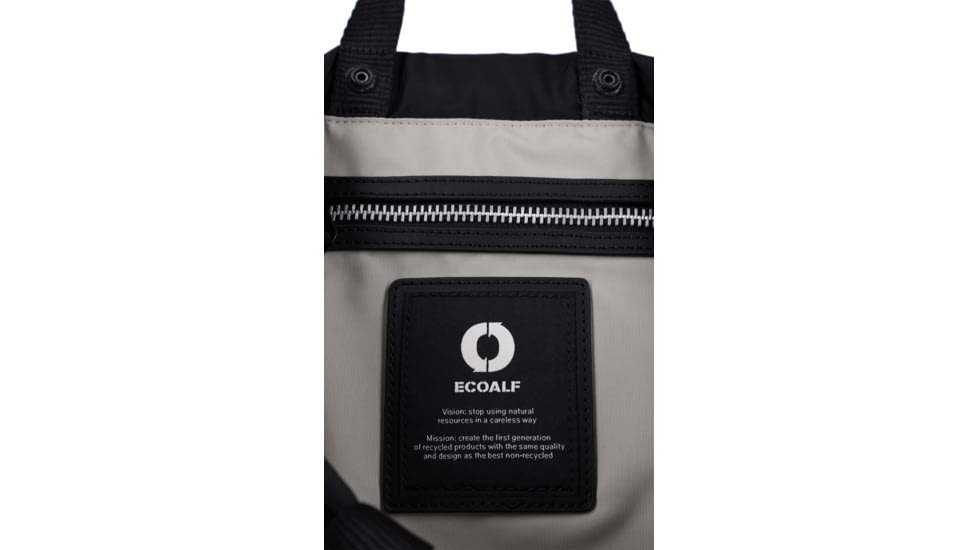 Ecoalf Lupitalf Bag W/ Message - Womens, Black, One Size, BABGLUPIB0923WS22-319-OS