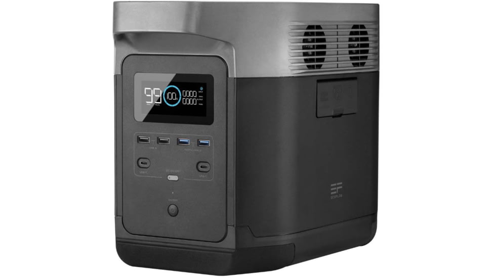 EcoFlow 1000 DELTA Portable Power Station, Black/Grey, EFDELTA1000-AM