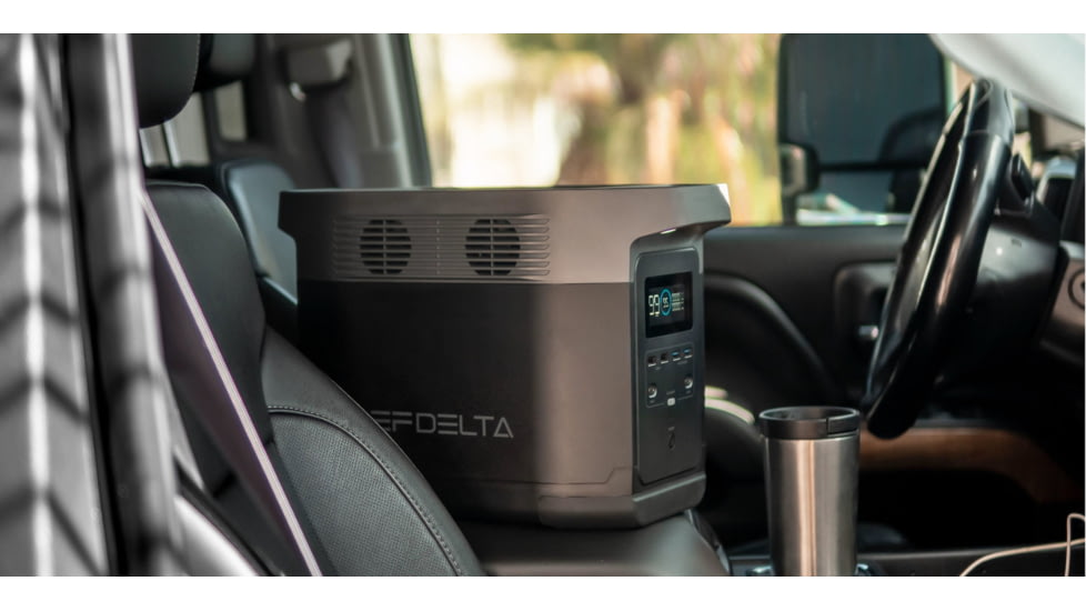 EcoFlow 1000 DELTA Portable Power Station, Black/Grey, EFDELTA1000-AM