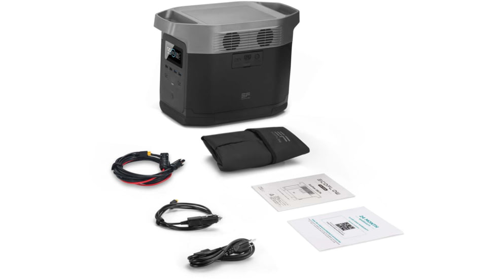EcoFlow 1000 DELTA Portable Power Station, Black/Grey, EFDELTA1000-AM