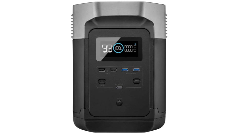 EcoFlow 1000 DELTA Portable Power Station, Black/Grey, EFDELTA1000-AM