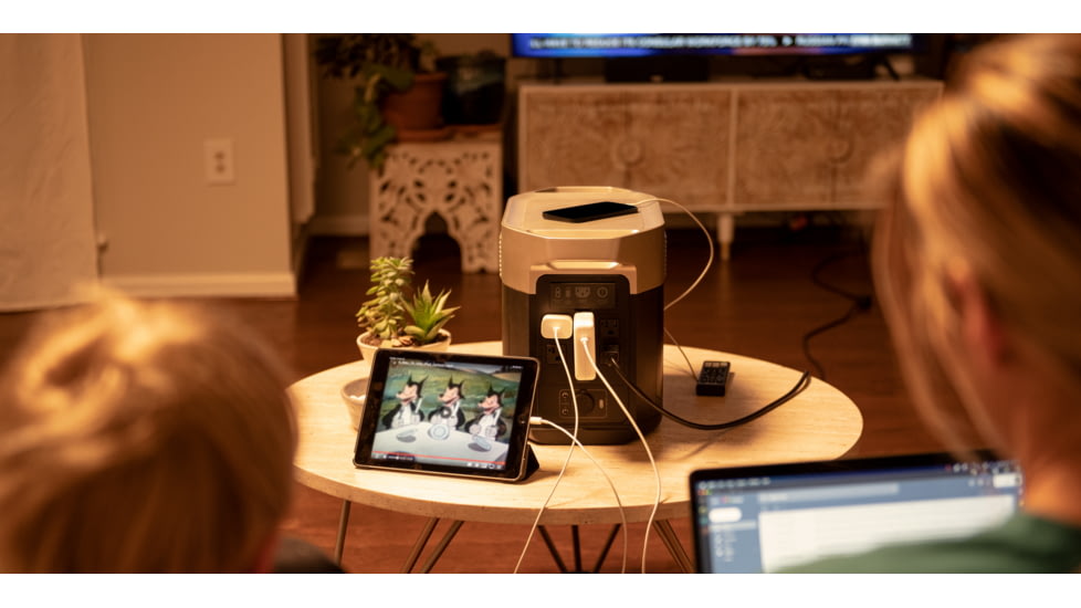 EcoFlow 1600 DELTA Max Portable Power Station, Black/Grey, DELTAMax1600-US