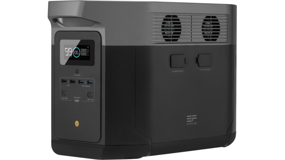 EcoFlow 1600 DELTA Max Portable Power Station, Black/Grey, DELTAMax1600-US