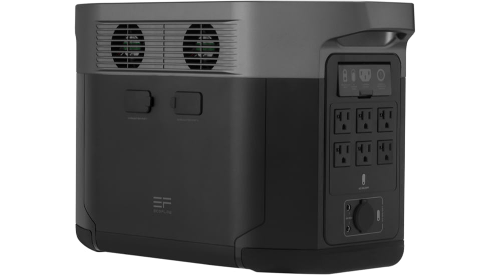 EcoFlow 1600 DELTA Max Portable Power Station, Black/Grey, DELTAMax1600-US