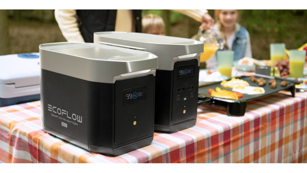 EcoFlow 1600 DELTA Max Portable Power Station, Black/Grey, DELTAMax1600-US