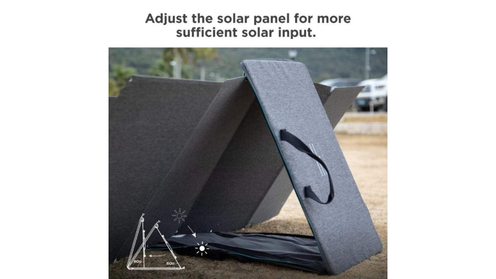 EcoFlow Delta Max 2000 Bundle w/Two Solar Panels, Grey/Black, DELTAMax2000US162