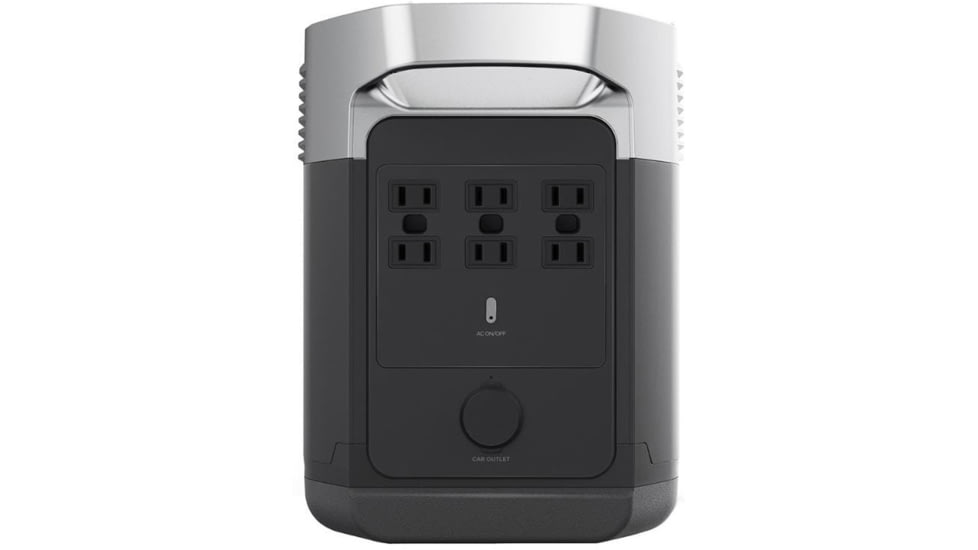 EcoFlow Delta Bundle Power Station w/One Solar Panel, Grey/Black, DELTAAMSP161