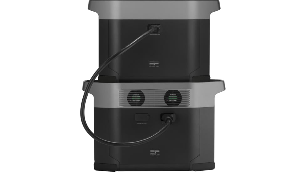 EcoFlow DELTA Max 2000 Bundle w/One Extra Battery, Black, DELTAMax2000-DELTAMaxEB-US