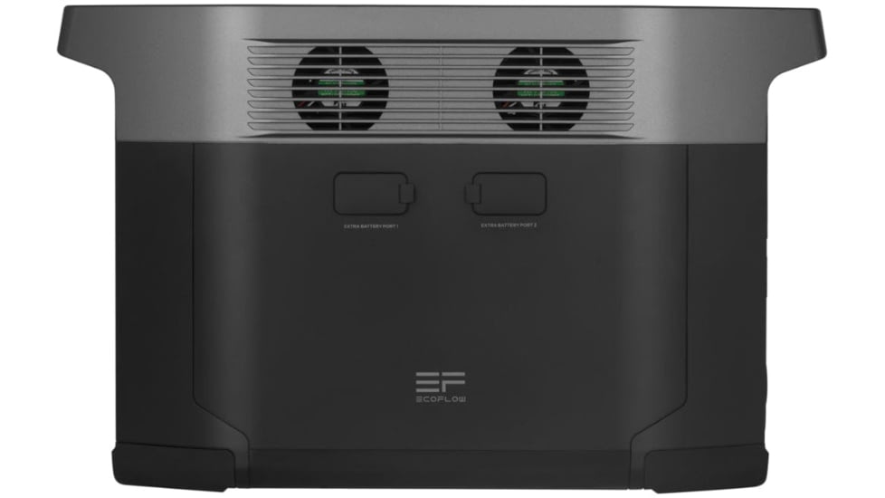 EcoFlow Delta Max 2000 Bundle w/Two Solar Panels, Grey/Black, DELTAMax2000US162