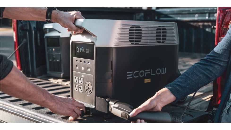 EcoFlow DELTA Pro Portable Power Station, Black, 50034001