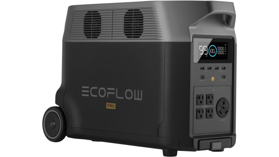 EcoFlow DELTA Pro Portable Power Station, Black, 50034001
