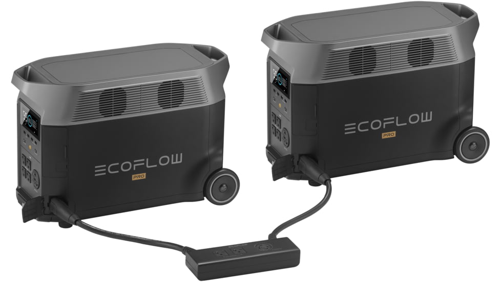 EcoFlow DELTA Pro Portable Power Station w/Double Votage Hub, Black, T2MR500-MR500PR-US