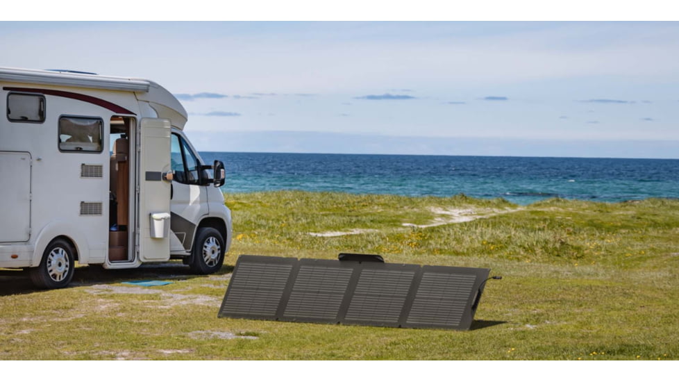 EcoFlow DELTA 1300 w/ 1 Solar Panel, 110W, Black, DELTA1300-1