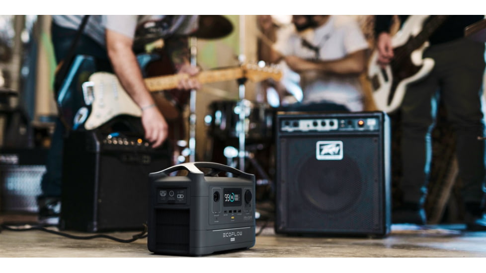 Ecoflow RIVER600 MAX Portable Power Station, Black, 50024071