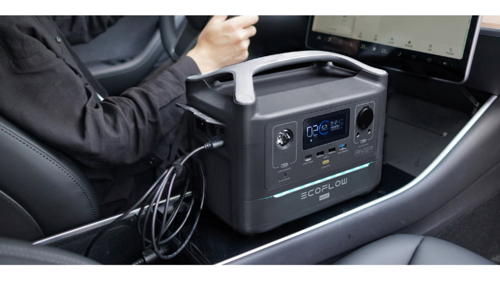 Ecoflow RIVER600 MAX Portable Power Station, Black, 50024071