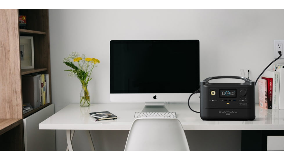 Ecoflow RIVER600 MAX Portable Power Station, Black, 50024071