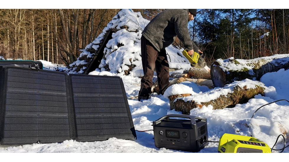 EcoFlow RIVER Portable Power Station, Cyber Black, 50024122