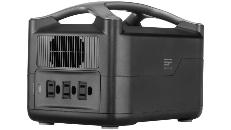 EcoFlow RIVER Portable Power Station, Cyber Black, 50024122