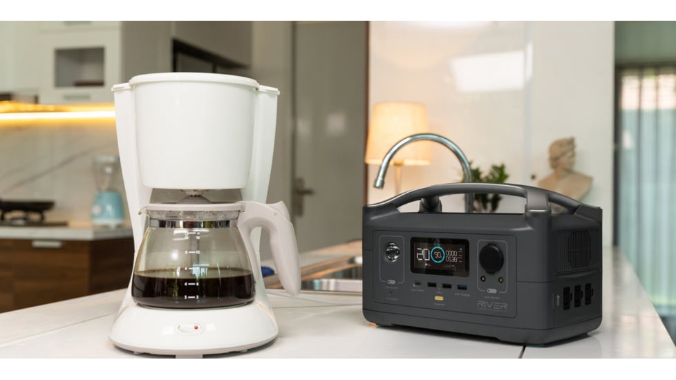 EcoFlow RIVER Portable Power Station, Cyber Black, 50024122