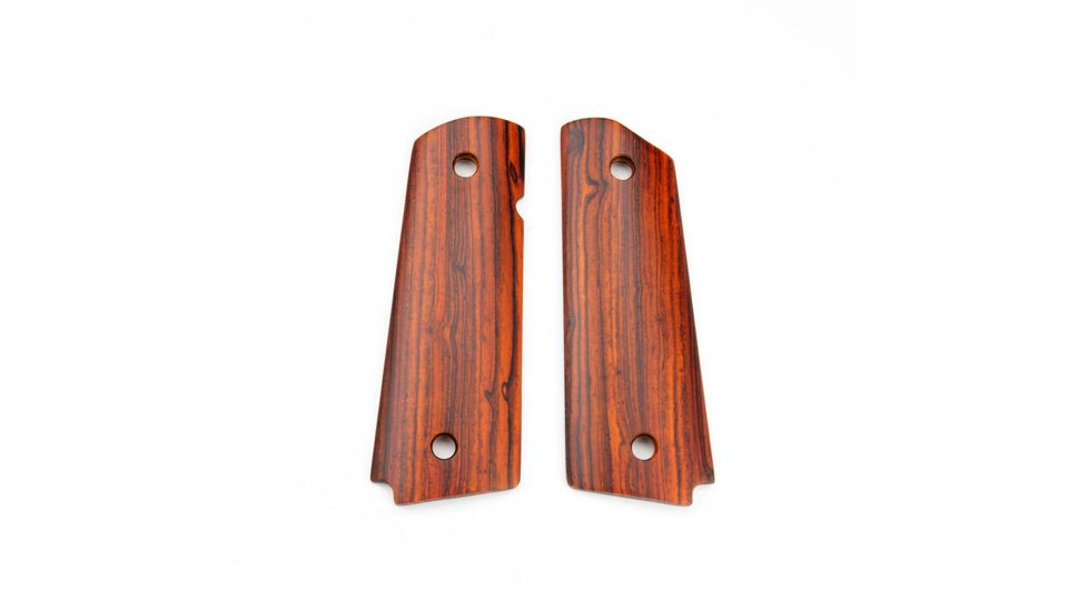 Ed Brown Products Grip Bushing, 1911, Smooth, Pair 24 Design, Cocobolo, 45912-SMOOTH-24