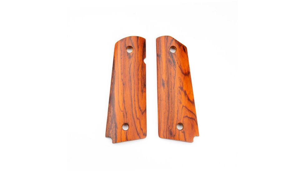 Ed Brown Products Grip Bushing, 1911, Smooth, Pair 25 Design, Cocobolo, 45912-SMOOTH-25