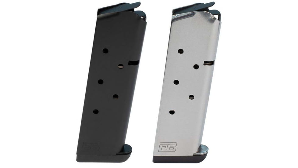 Ed Brown Products Pistol Magazine, .45 ACP, 7-Round, Black, Stainless